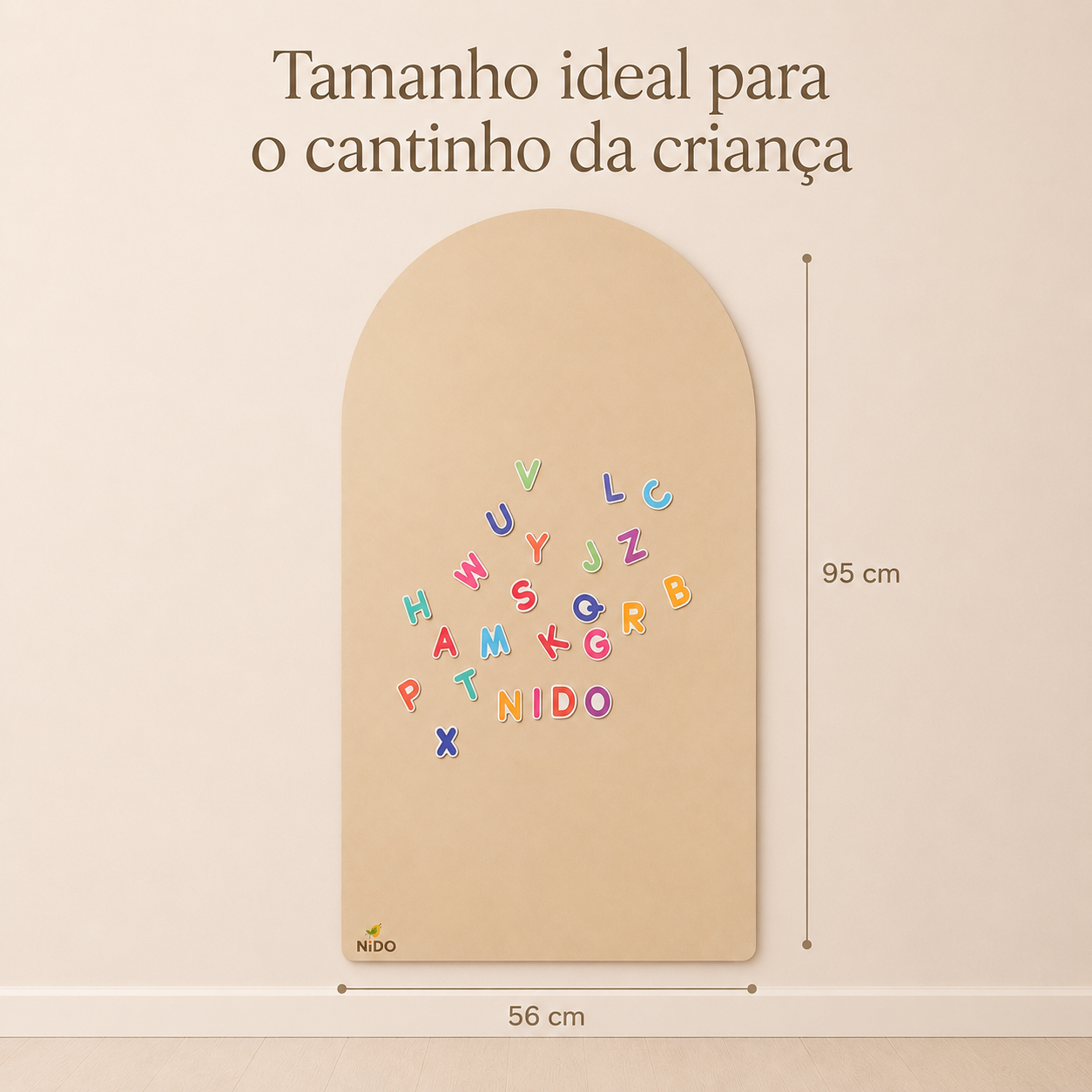 Lousa Magnética Nido - Bege