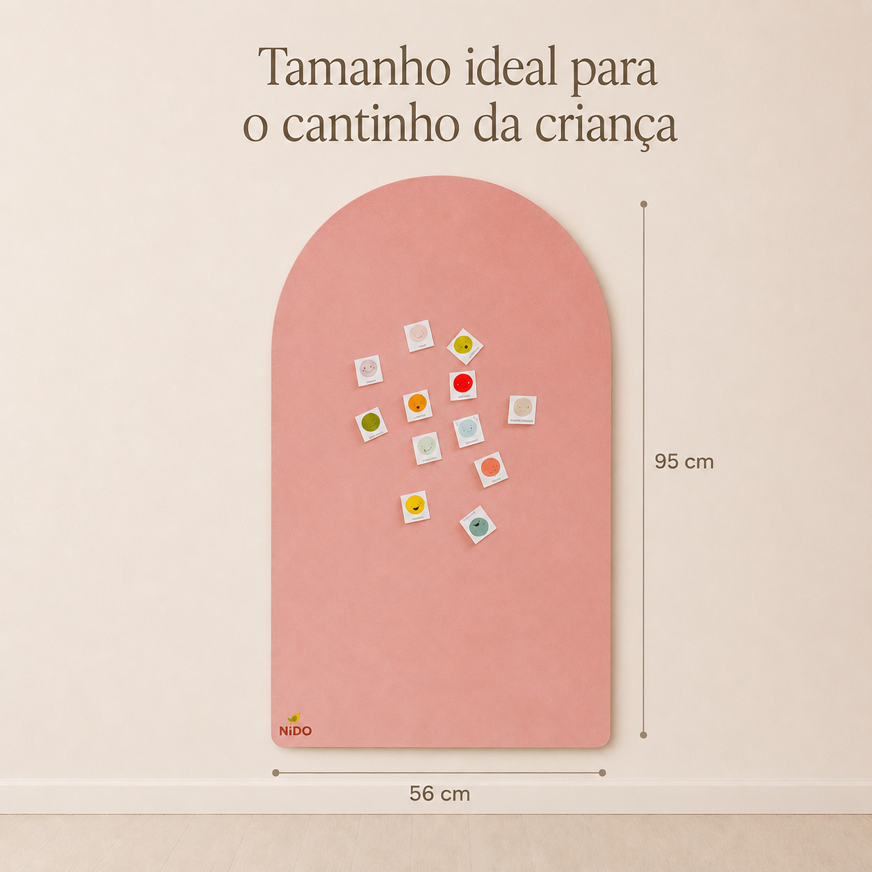 Lousa Magnética Nido - Rosa