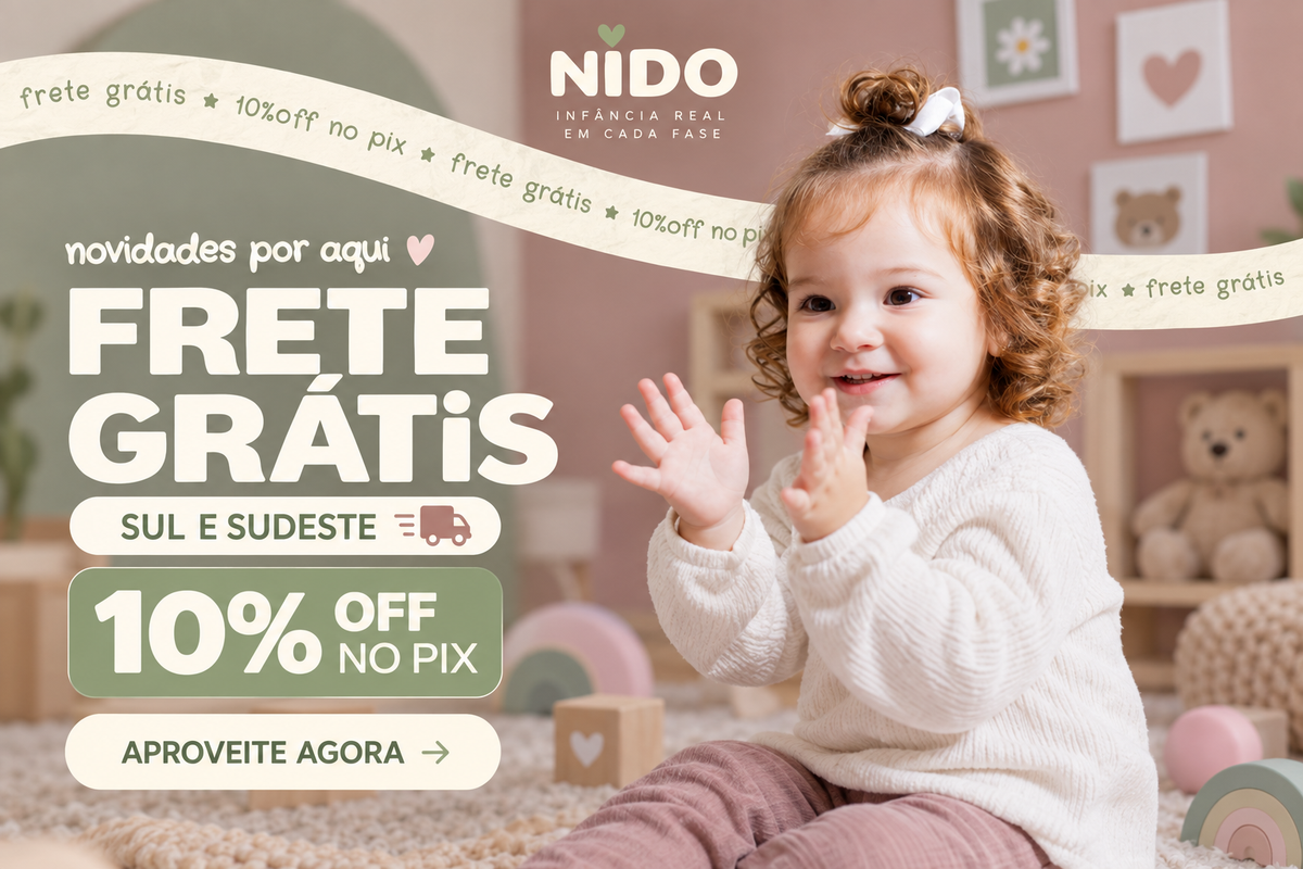 NIDO Frete Grátis - Sul e Sudeste - 10% OFF no Pix